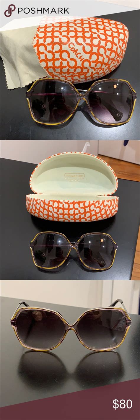 coach tortoise shell sunglasses